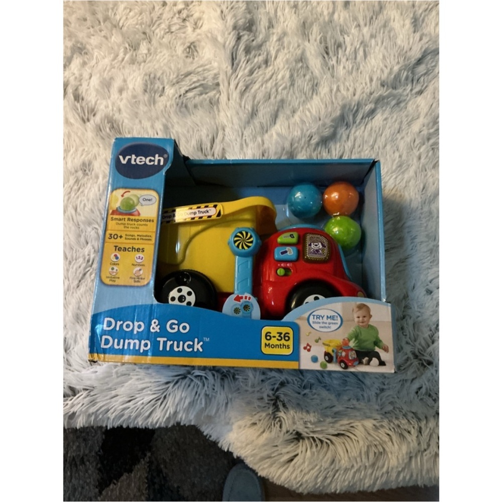 VTech Drop & Go Dump Truck Toddler Learning Toy New in Box